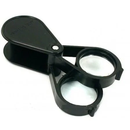 Ayd 20x30 2k30mm Çıft Optik Lens Katlanan Cep Büyüteç.