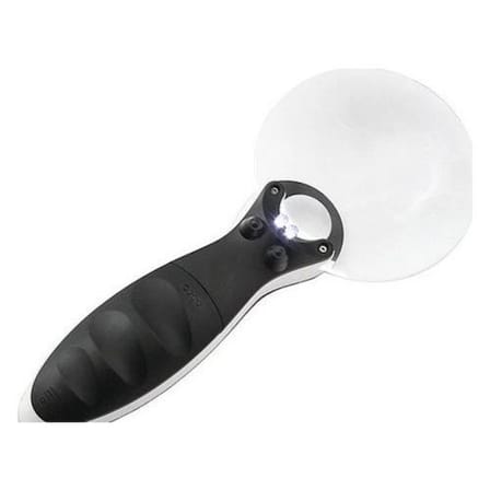 Ayd Kontrolü Için 10x 20x,2led Işıklı El Büyüteç