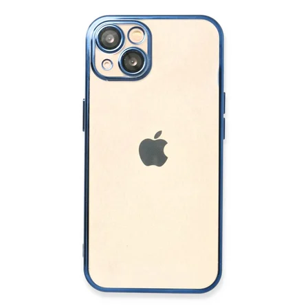 Ayd Apple İphone 13 Kılıf Razer Lensli Silikon - Açık Mavi