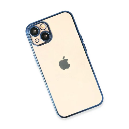 Ayd Apple İphone 13 Kılıf Razer Lensli Silikon - Açık Mavi