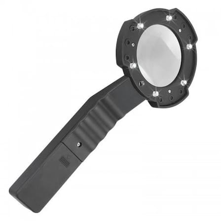 Ayd 7 Led Aydınlatma,fener,pusula,4x Büyütme Okuma Büyüteç  Th600557
