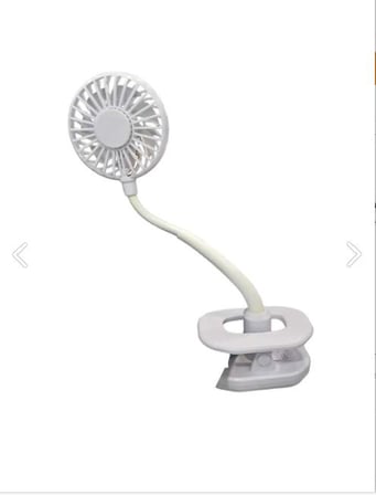 Ayd Portatif Işıklı Mini Klipsli Fan