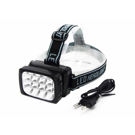 Ayd 12 Ledli Güçlü Şarjlı Kafa Lambası  -064