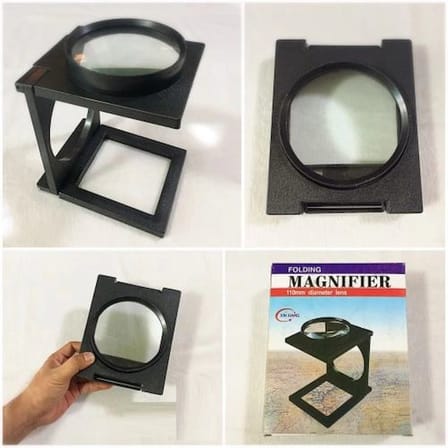 Ayd Masa Üstünde Proje Çizimi.küçük Yazı Vb Okuma Için Mükemmel 110 Mm Katlanır Büyüteç