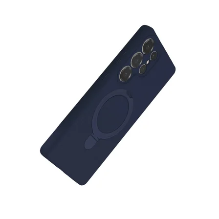 Ayd Samsung Galaxy S25 Ultra Regal Magsafe Standlı Kapak - Lacivert