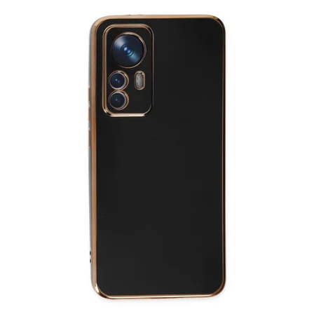 Ayd Xiaomi Mi 12t Pro Kılıf Volet Silikon - Siyah