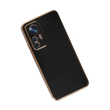Ayd Xiaomi Mi 12t Pro Kılıf Volet Silikon - Siyah
