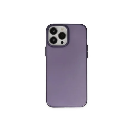 Ayd Apple İphone 13 Pro Max Kılıf Modos Metal Kapak - Derin Mor