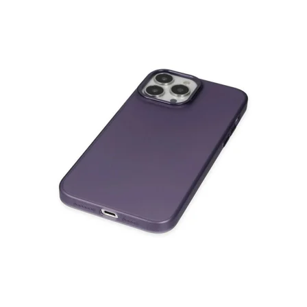 Ayd Apple İphone 13 Pro Max Kılıf Modos Metal Kapak - Derin Mor