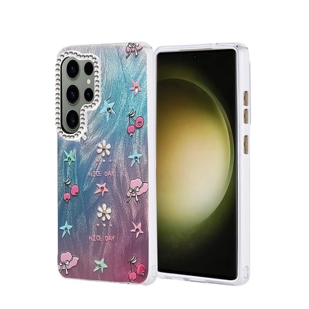 Ayd Samsung Galaxy S25 Ultra Kılıf Blade Aynalı Desenli Kapak - Desen 4