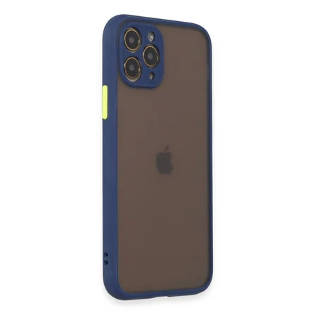 Ayd Apple İphone 11 Pro Kılıf Montreal Silikon Kapak - Lacivert