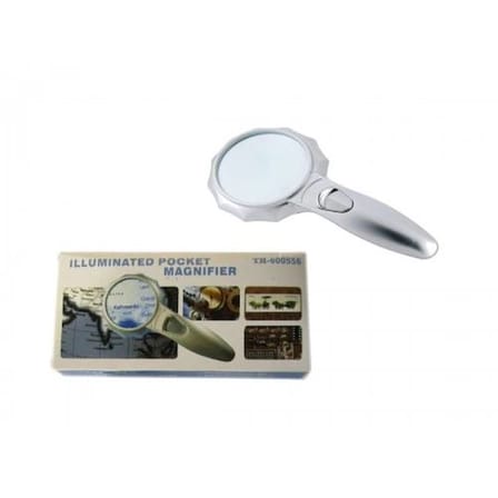 Ayd 4x 6 Led Işık Aydınlatma 75mm Optik Lens El Büyüteç