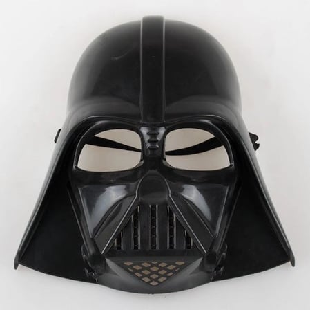 Ayd Çocuk Boy Yıldız Savaşları  Wars Darth Vader Maskesi Ve 90 Cm Pelerin Seti Siyah