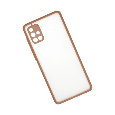 Ayd Samsung Galaxy A71 Kılıf Montreal Silikon Kapak - Pembe