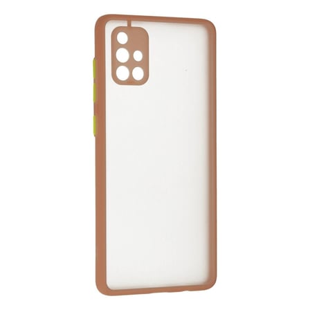 Ayd Samsung Galaxy A71 Kılıf Montreal Silikon Kapak - Pembe