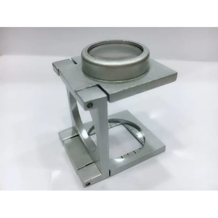 Ayd 20 Mm Büyüteç Lup Dokumacı Büyüteci Full Çelik Katlanabilir Th9007a