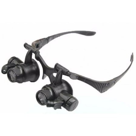 Ayd Gözlük Modeli 10x 15x 20x 25x Lens,2led Işıklı,büyüteç