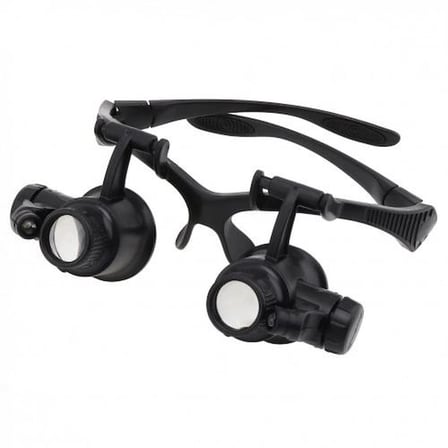 Ayd Gözlük Modeli 10x 15x 20x 25x Lens,2led Işıklı,büyüteç