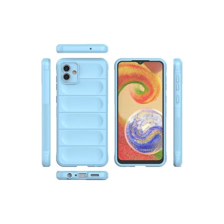 Ayd Samsung Galaxy A04 Kılıf Optimum Silikon - Sky Blue