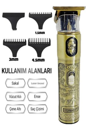 Ayd Ip-1949 Şarj Göstergeli Sakal Lazer Öncesi Vücut Ense Çizim Kişisel Bakım Aletleri Sıfıra Yakın Tıraş