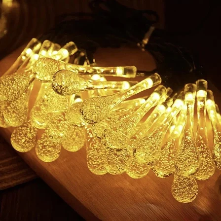 Ayd 7m 50 Led Damla 8 Fonksiyonlu Solar Panelli-gün Işığı