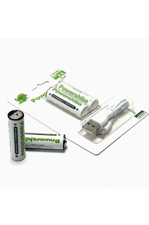 Ayd Şarj Edilebilir Pil Type-c Şarjlı Li-ıon Lityum Kalem Pil 2800mah/1.5v/aa Şarjlı Pil