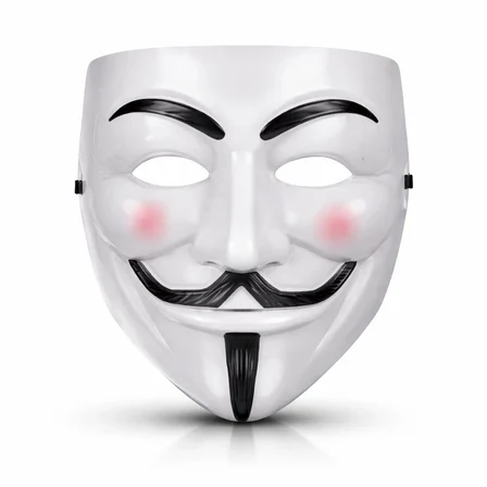 Ayd V Mask Premium Vendetta Beyaz Maske (guy Fawkes Stil)