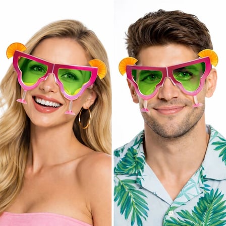 Ayd Margarita Bardak Şeklinde Parti Gözlüğü Pembe 16x8 Cm