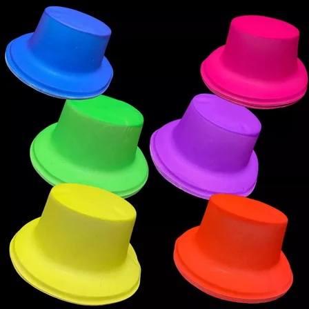 Ayd Neon Partisi Turuncu Renk Plastik Fötr Şapka
