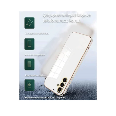Ayd Oppo A74 4g Kılıf Nano İçi Kadife Silikon - Siyah