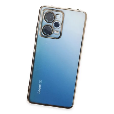 Ayd Xiaomi Redmi Note 12 Pro 5g Kılıf Razer Lensli Silikon - Gold
