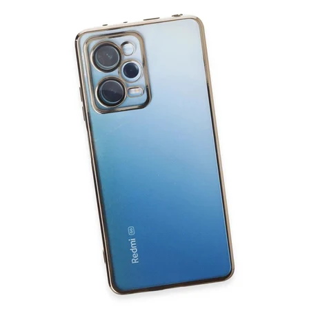 Ayd Xiaomi Redmi Note 12 Pro 5g Kılıf Razer Lensli Silikon - Gold