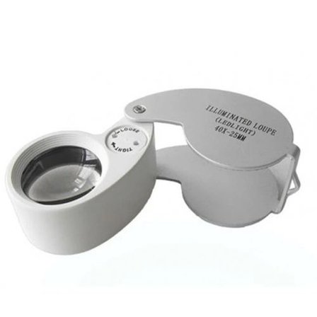 Ayd Mini 40x25mm Takı Büyüteç, Cep Büyüteç, Teftiş, Elmas Pullar, Madeni Kontrol Lup Mg21011