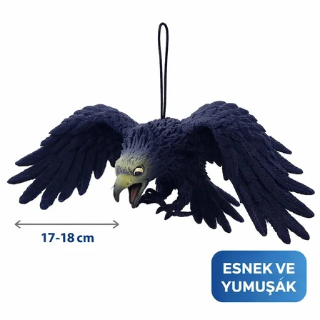 Ayd Asılabilir Lateks Kartal Dekor Süsü Siyah 17-18 Cm