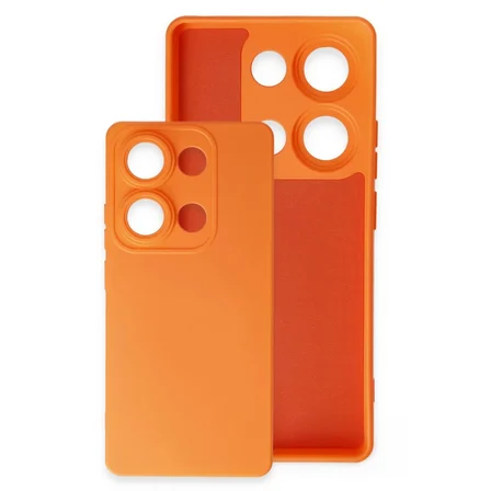 Ayd Xiaomi Redmi Note 13 Pro 4g Kılıf Nano İçi Kadife Silikon - Sarı