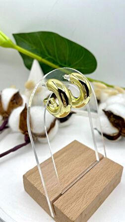 Gold Halka Küpe