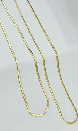 Gold İtalyan Kolye 60 Cm