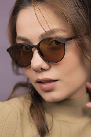 Niobe Mat Kahve Unisex Güneş Gözlüğü