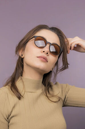 Niobe Mat Kahve Unisex Güneş Gözlüğü