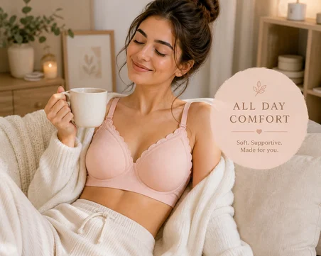 Ten Rengi Pürüzsüz Kup Sütyen, Kaplı Günlük Kadın Sütyeni, Ayarlanabilir Askılı Nude Basic Sütyen, Minimal İç Giyim