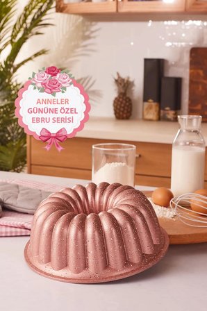 İtalyan tasarım 26 Cm Döküm Kek Turta Kalıbı / Anneler Gününe Özel