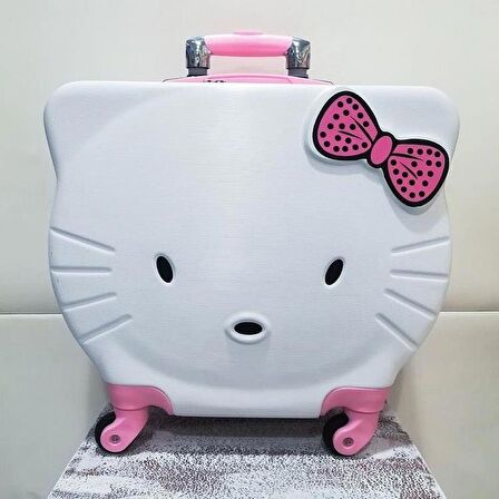Hello Kitty Pembe Çocuk Valizi - Pembe / Beyaz / Sarı