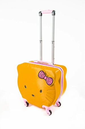 Protocol London Hello Kitty Pembe Çocuk Valizi - Pembe / Beyaz / Sarı