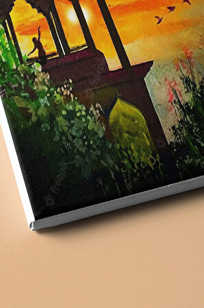 Sayılarla Boyama Seti Kasnaklı Kuşlarla Dans 60 X 75 Cm