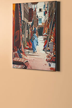 Sayılarla Boyama Seti Kasnaklı Halı Çarşısı 40 X 50 Cm
