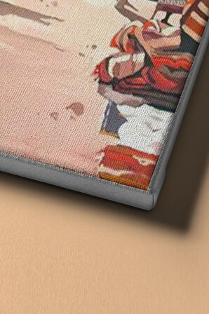 Sayılarla Boyama Seti Kasnaklı Halıcı Çarşısı 60 X 75 Cm