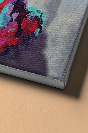 Sayılarla Boyama Seti Kasnaklı Renkli Kadın 8 60 X 75 Cm