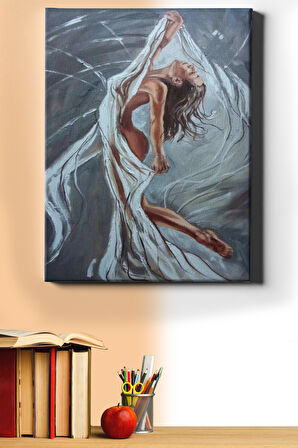 Sayılarla Boyama Seti Kasnaklı Tül Dansı 60 X 75 Cm