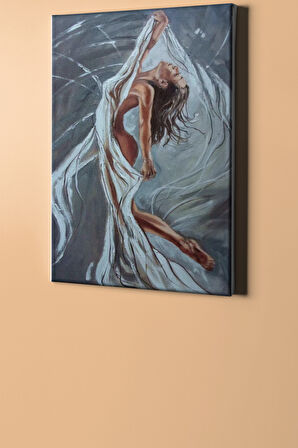 Sayılarla Boyama Seti Kasnaklı Tül Dansı 60 X 75 Cm