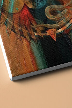 Sayılarla Boyama Seti Kasnaklı Erk Hayvanları 40 X 50 Cm